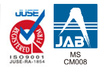 ISO9001 JUSE RA 1854 JABCM008